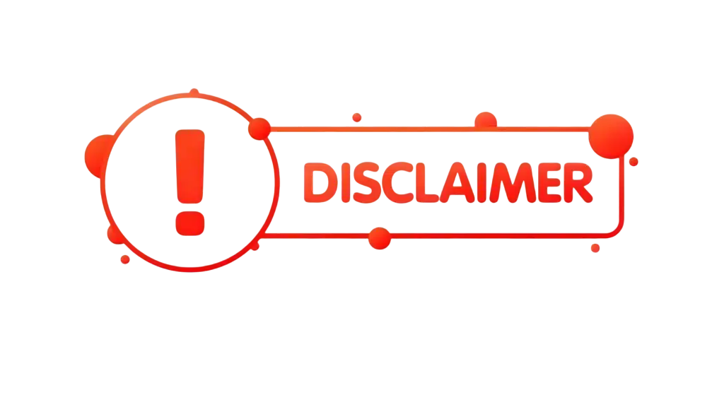 Disclaimer 1 disclaimer